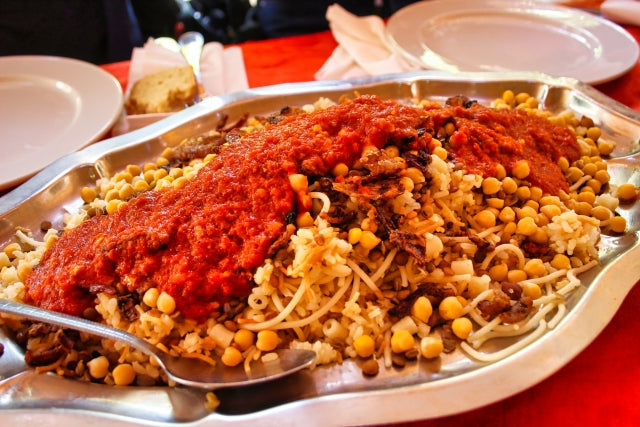 African food with furikake