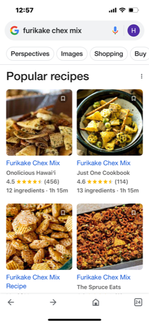 Furikake chex mix