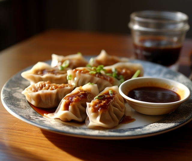 Gyoza with Furikake