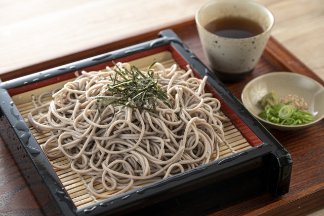 Zarusoba pairing with Furikake